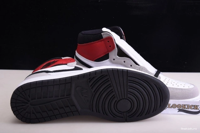 One Kick Smoke Light High 1 Jordan Grey 555088-126 OG Air 0727
